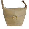 Elizabeth and James Tan Leather Hobo Bag Shoulder Bag Purse Quiet Luxury