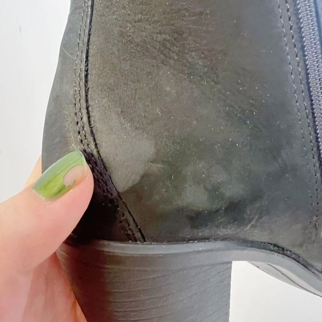 Ecco Touch 75 Suede Zip Up Ankle Boots Booties Women's Size 40 EU 9-9.5 US