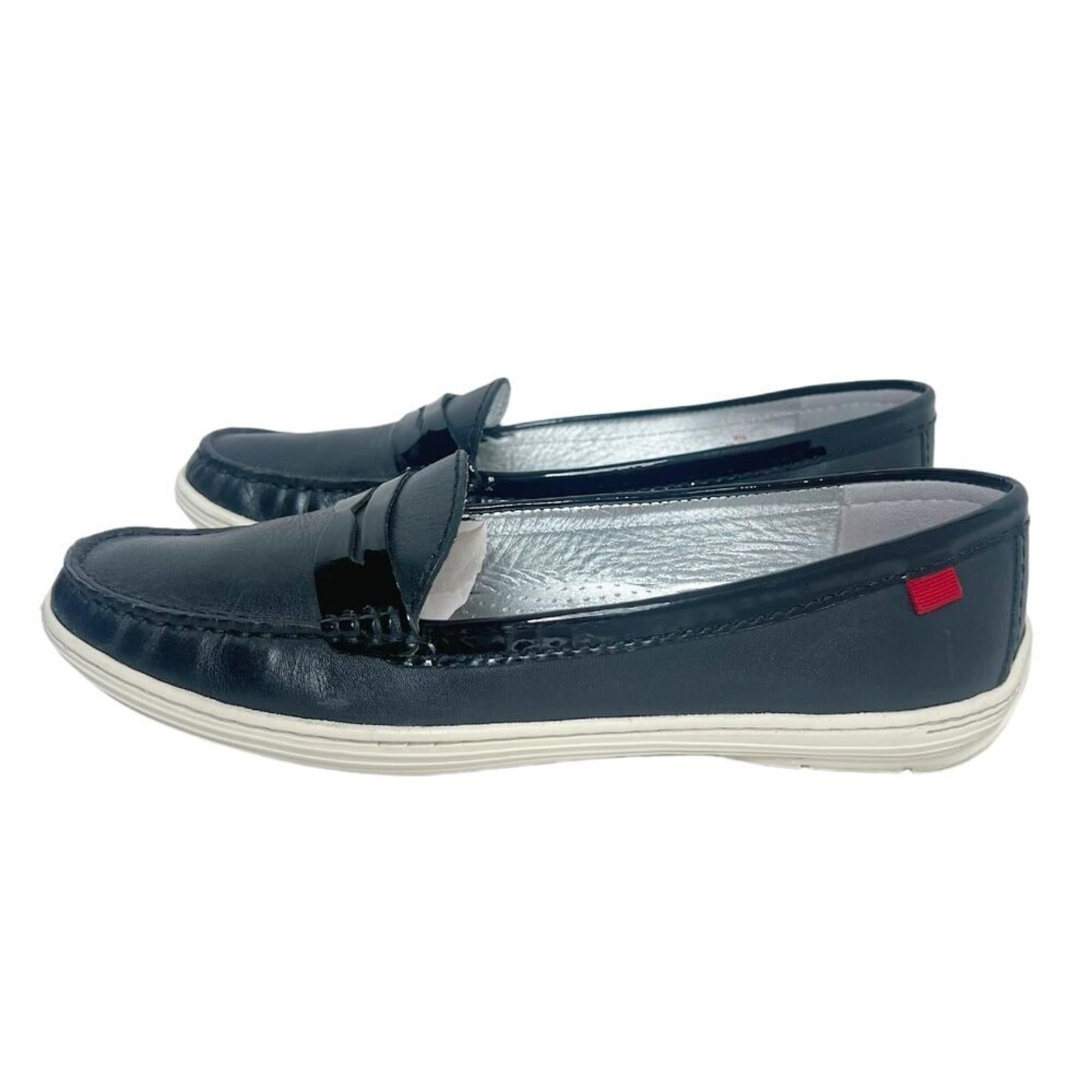 Marc Joseph New York Brazil Atlantic Loafer Driving Style Black Leather Size 8.5