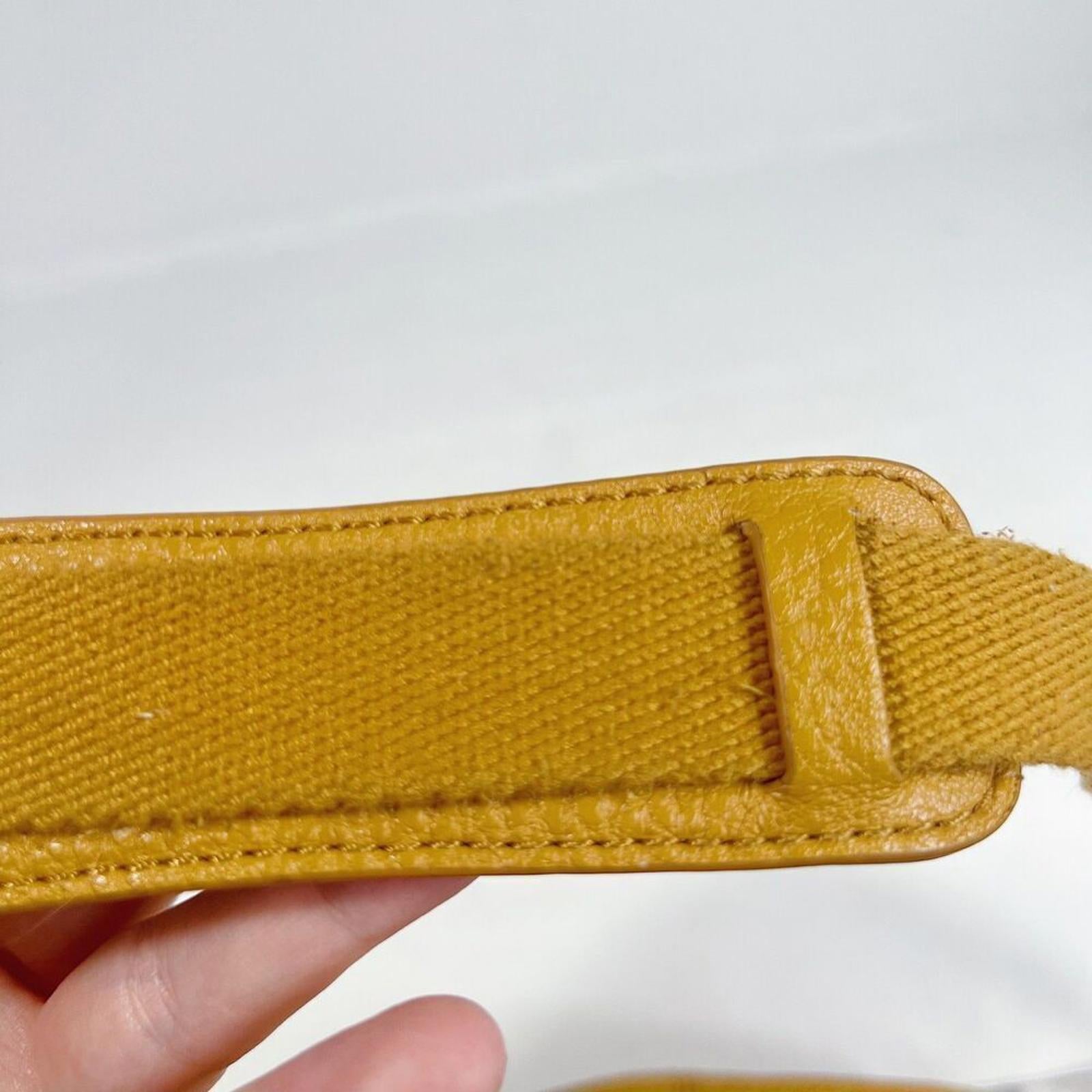 The Sak Deena Crossbody Bag Mustard Yellow Leather Purse