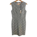 NWT Rebecca Taylor Tailored Plaid Sheath Dress Business Casual Office Size 10