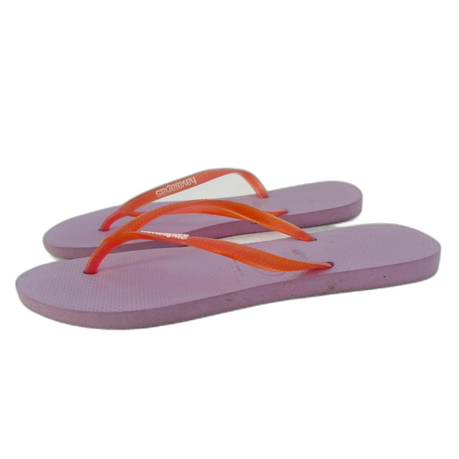 Havaianas Light Purple and Pink Flip Flops Thongs Sandals Women's Size 11-12 US