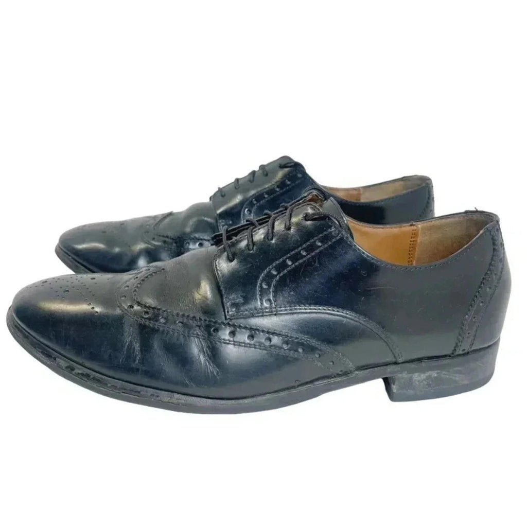 Florsheim Brookside Black Leather Wingtip Oxford Men's Size 10