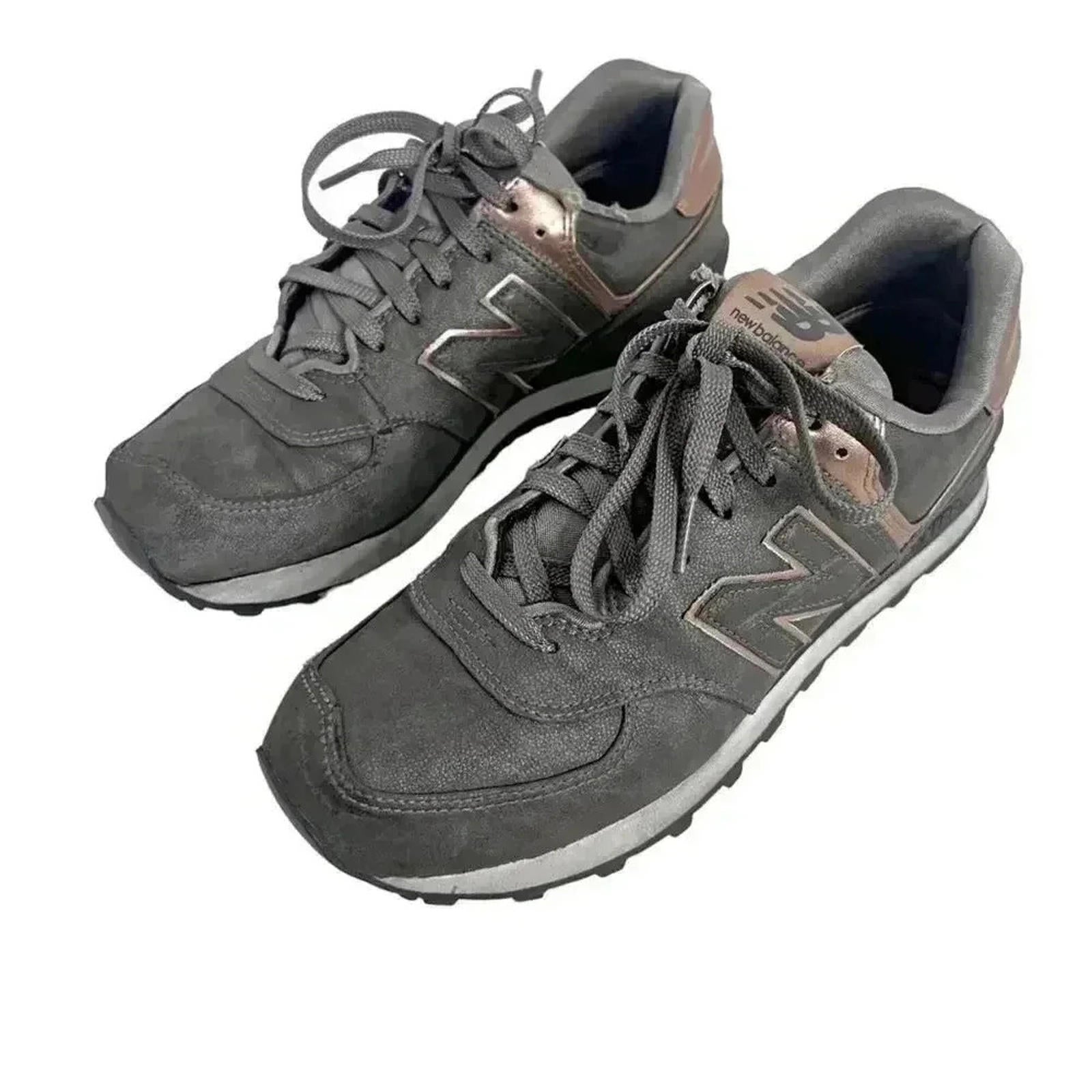 New Balance Encap 574 Precious Metals Grey Rose Gold Sneakers Women's Size 9