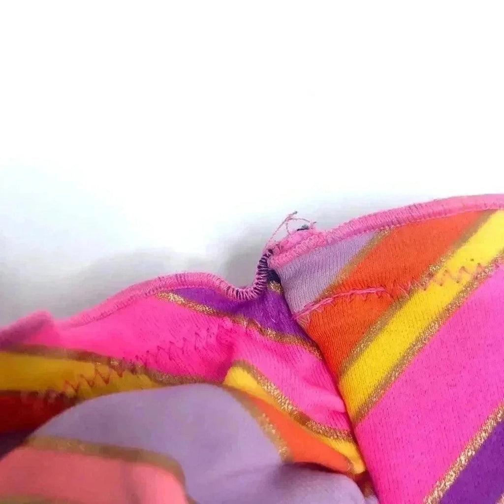 Victoria's Secret Multicolor Striped Tie Bikini