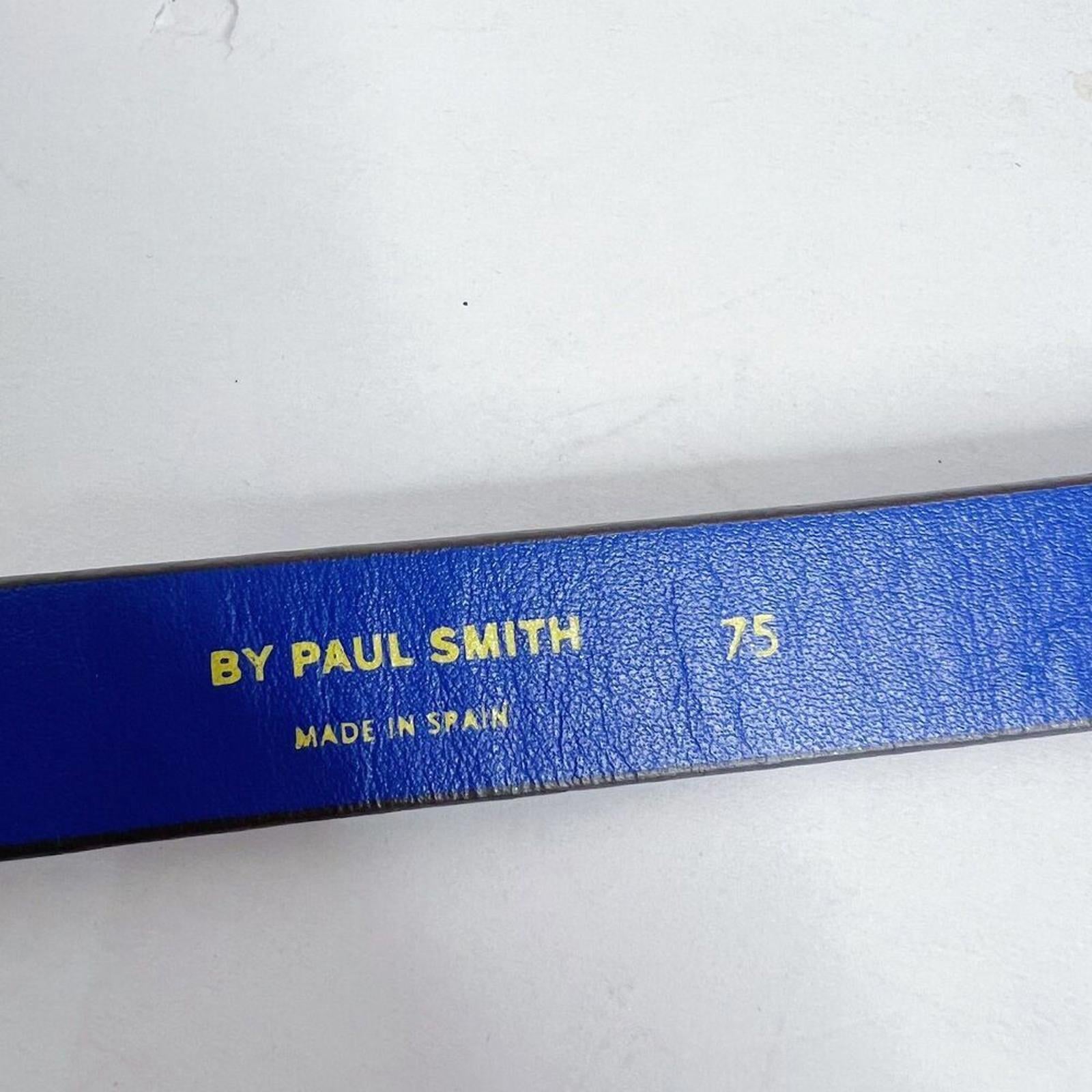 y2k Vintage Paul Green Women's Burgundy Patent Leather Skinny Belt Size 75 30