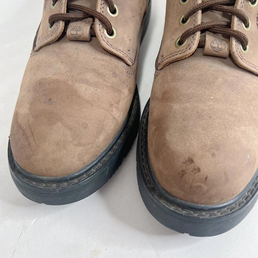 Timberland Men's Stormbuck Waterproof Brown Leather Oxfords Lace Up Size 7.5