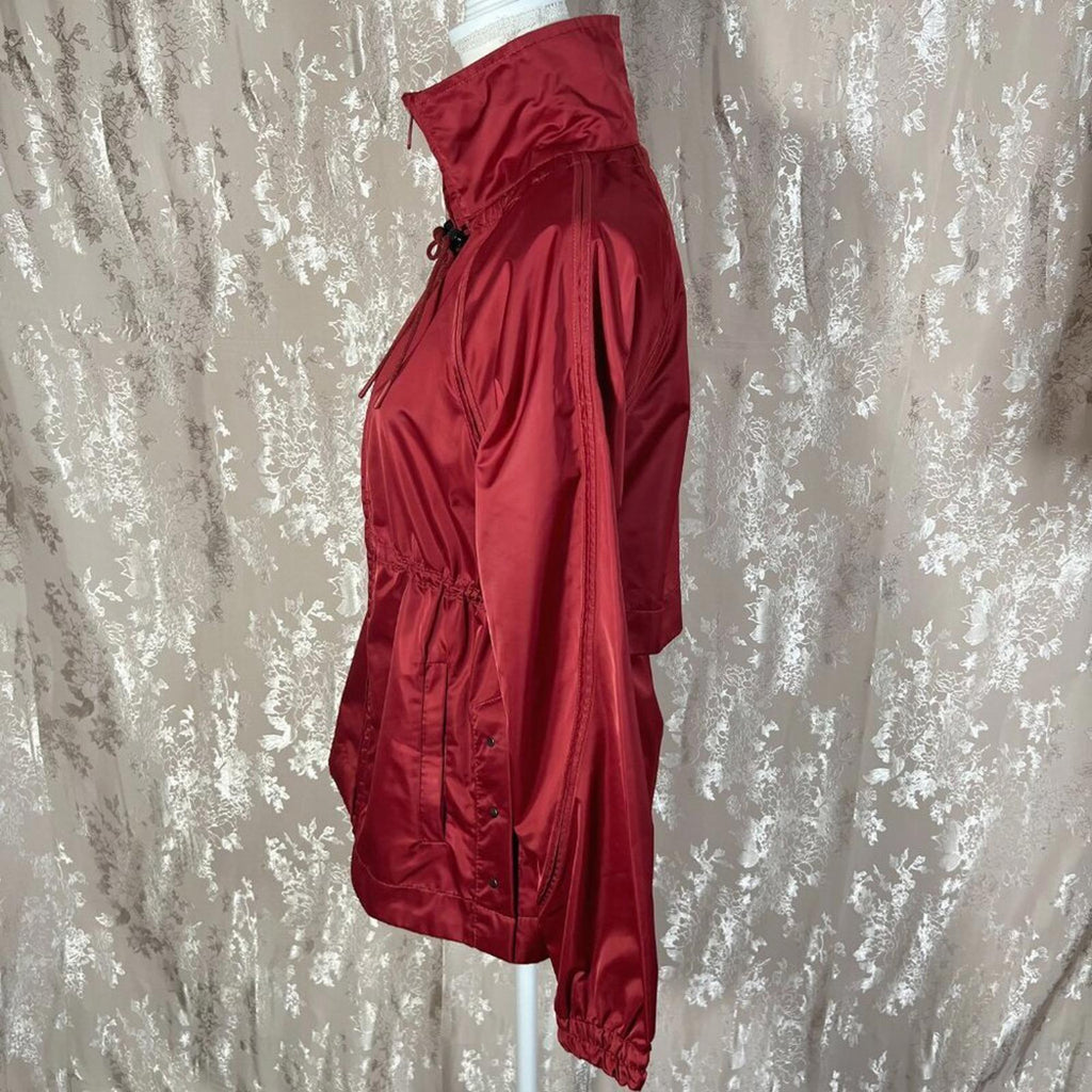 Athleta Escape Jacket in Canyon Red Rain Coat Windbreaker Running Jacket Size XS