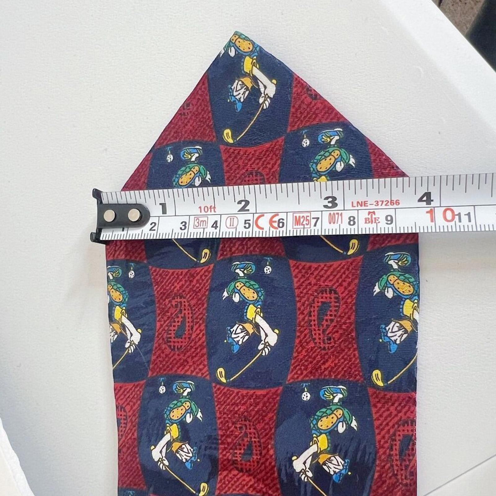 Vintage Disney Donald Duck Golfing Tie Father's Day Gift Golf Lover