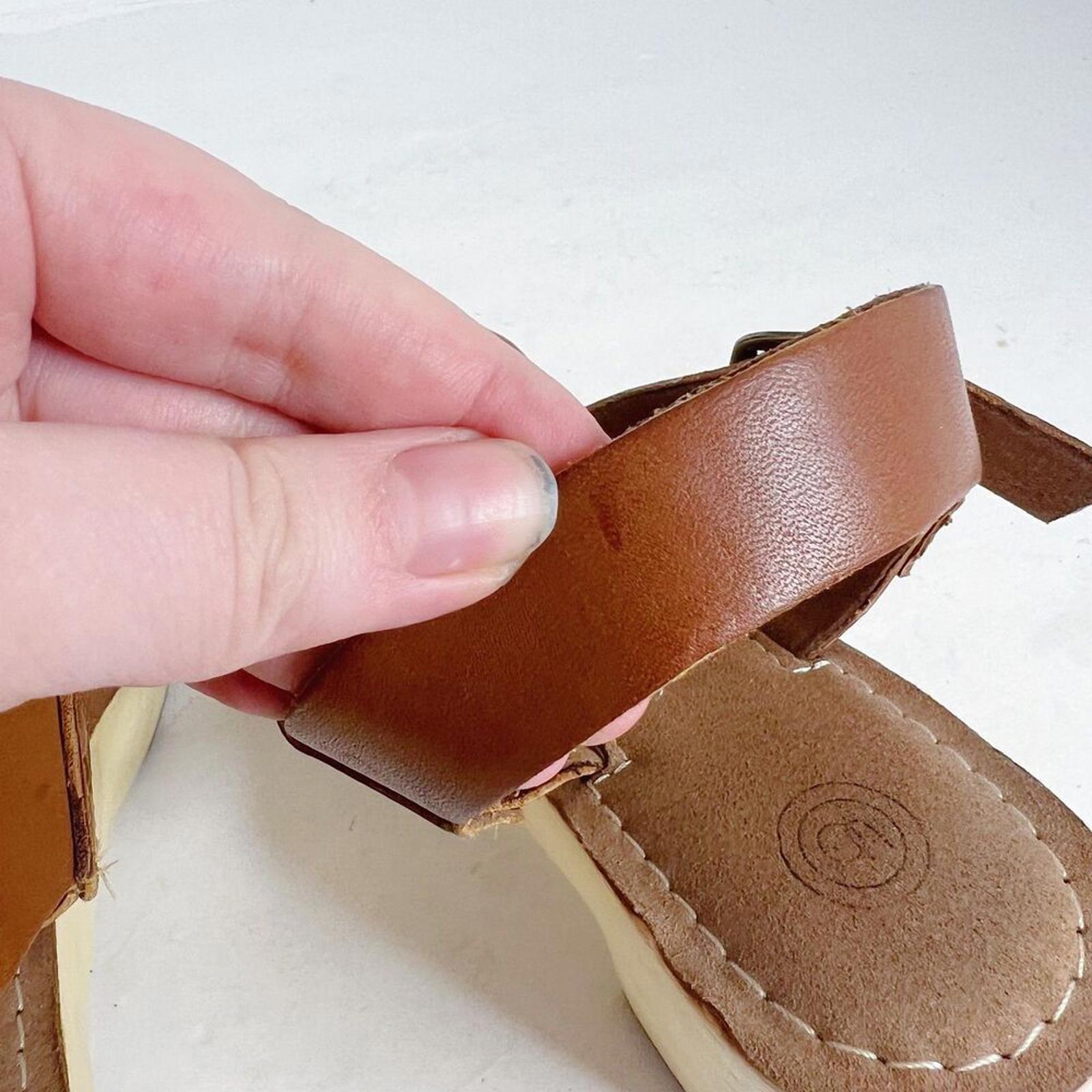 UO Urban Outfitters Maggie Heeled Clog Sandal Brown Platform Sandal Size 9
