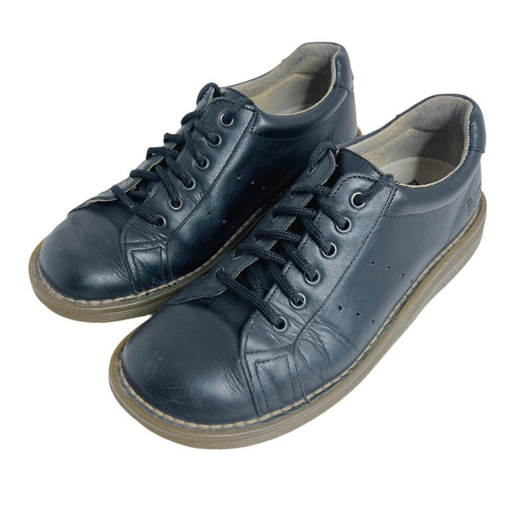 Vintage Dr. Martens Airwair Black Leather Bowler Shoe Sneaker Men's Size 7 US