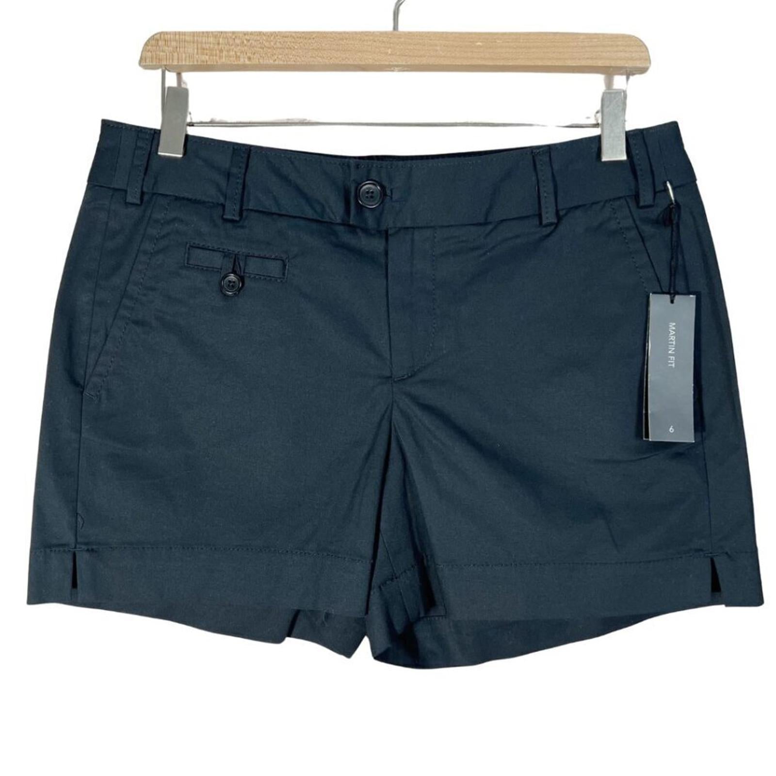 NWT Banana Republic Martin Shorts in Black Women's Size 6