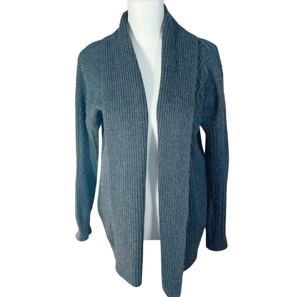 Joie Charcoal Grey Knit Cardigan Sweater Women's Size M