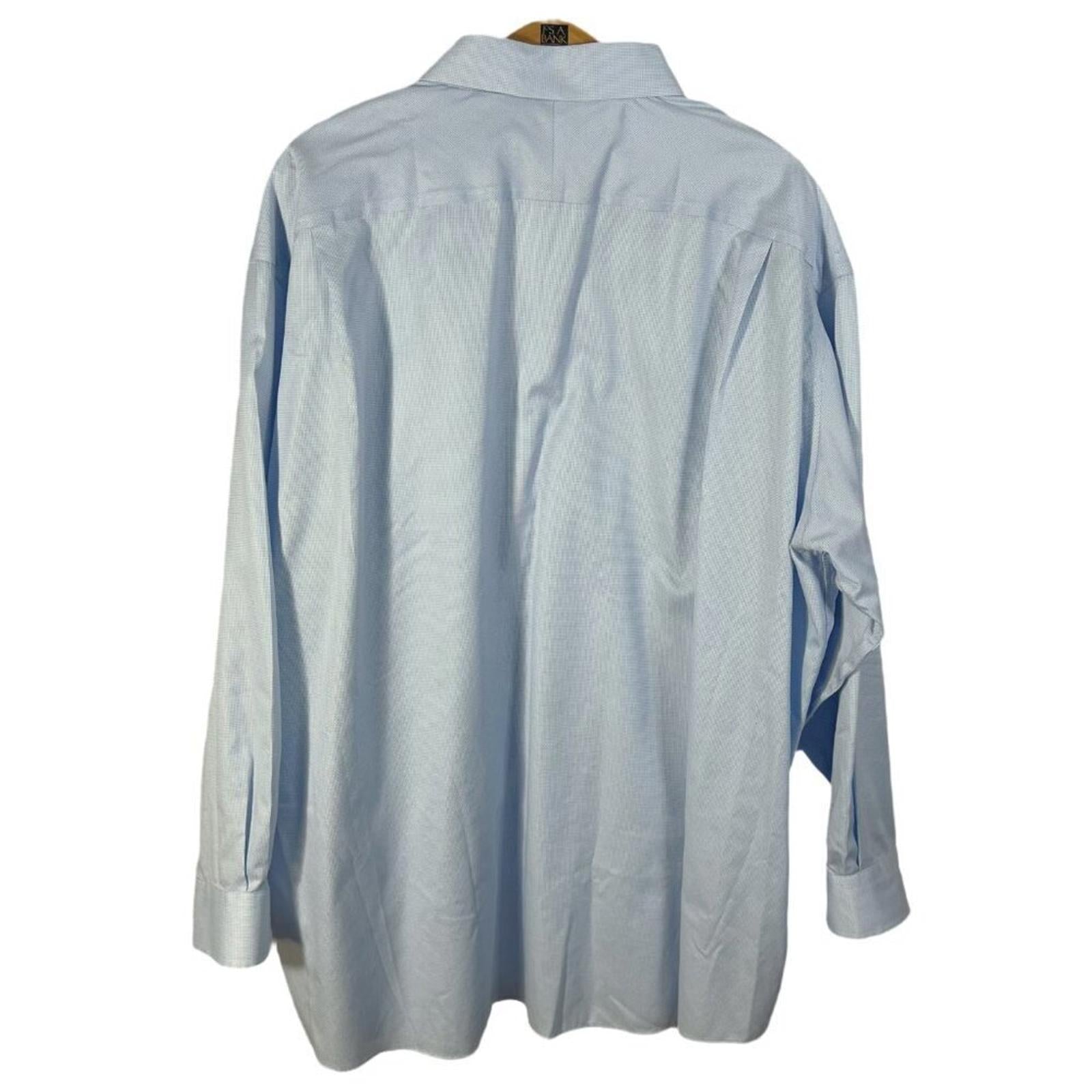 Jos. A. Bank Reserve Collection Light Blue White Button Down Collared Shirt