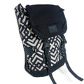 Burton Tinder Backpack Black and White Striped Laptop Sleeve