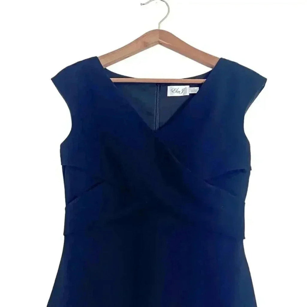 Eliza J Black Sheath Dress Business Casual Office Corporate Outfit Size 6