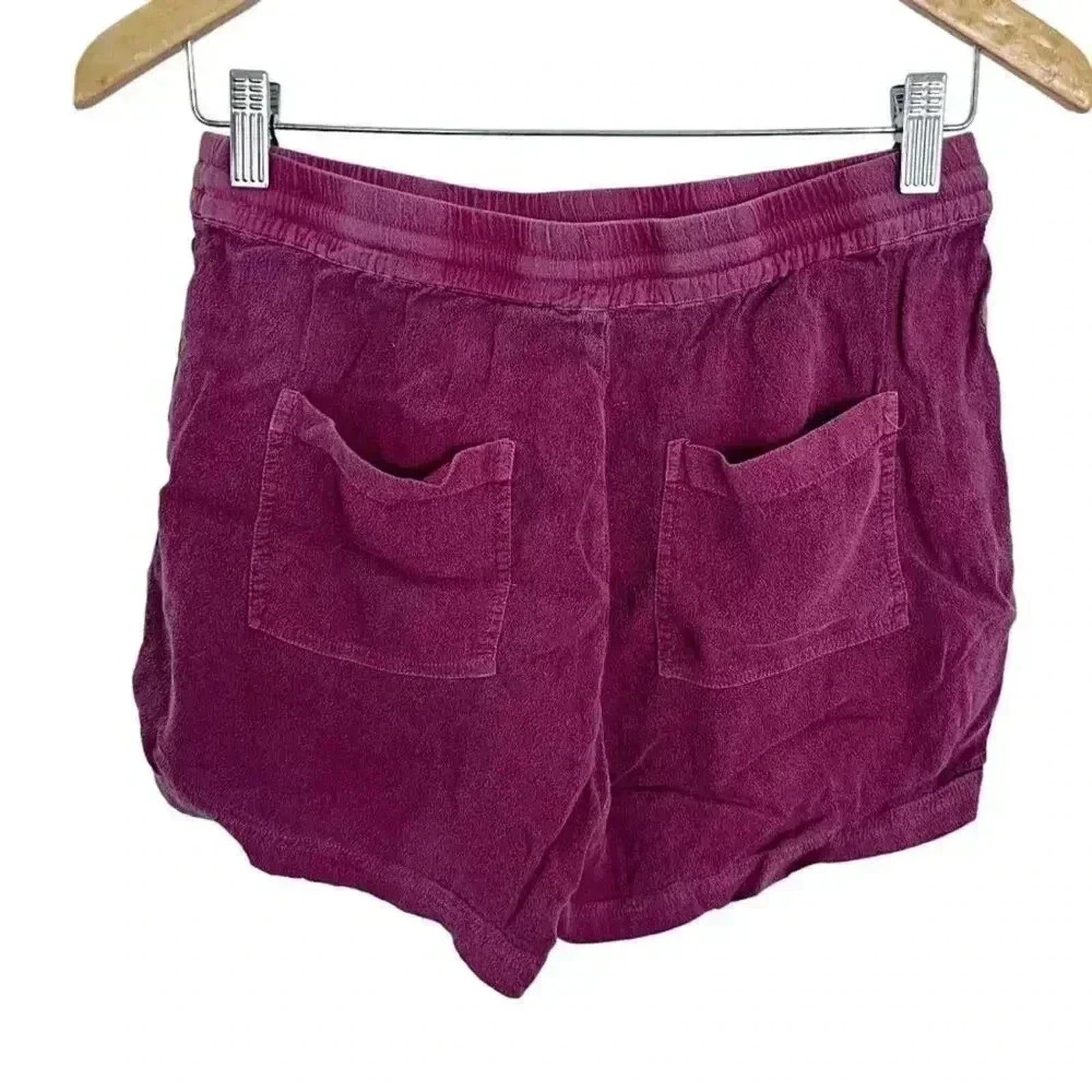 Anthropologie Hei Hei Red Flowy Drawstring Shorts Women's Size XS
