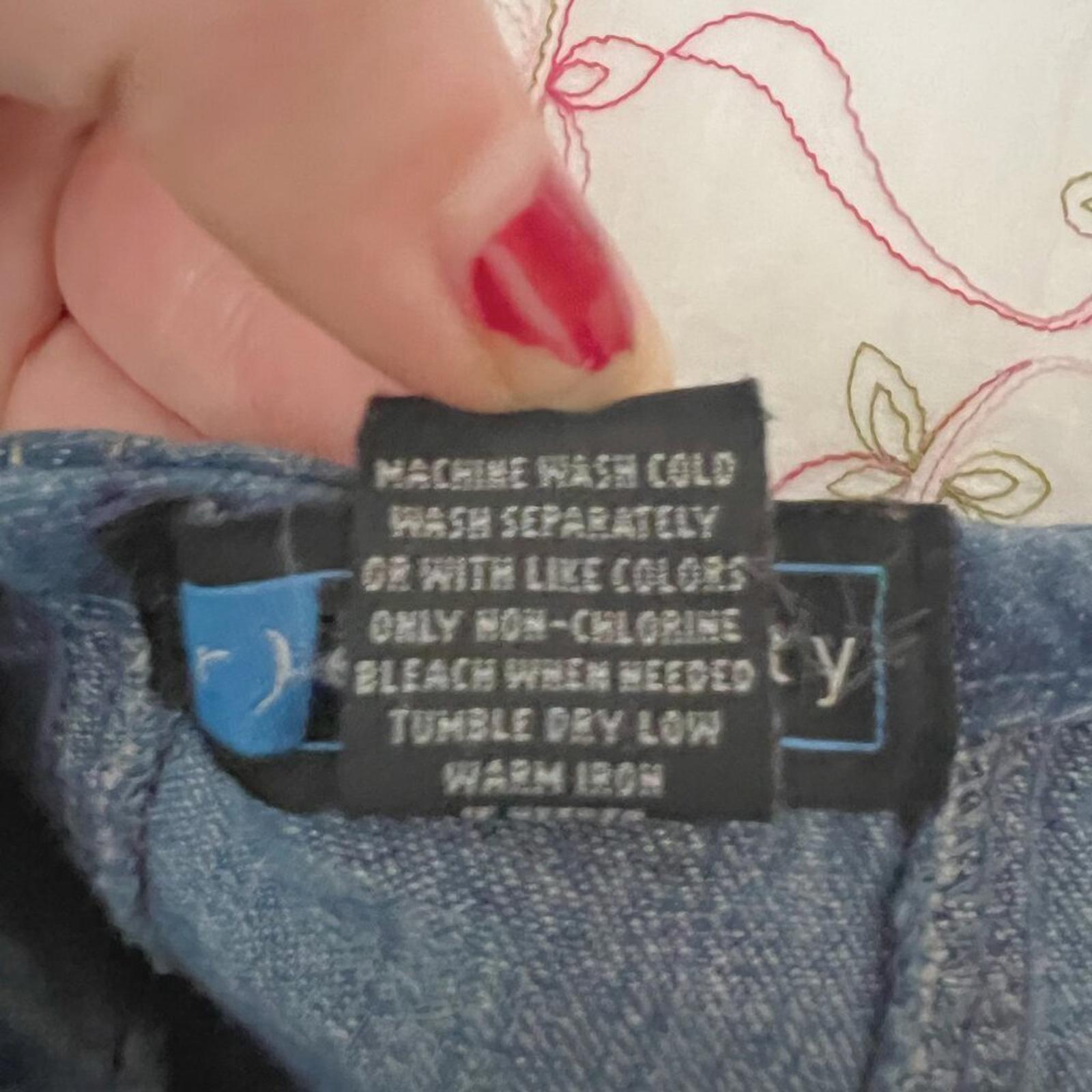 y2k Vintage Relativity Blue Denim Knee Length Skirt Women's Size 18 Plus Size