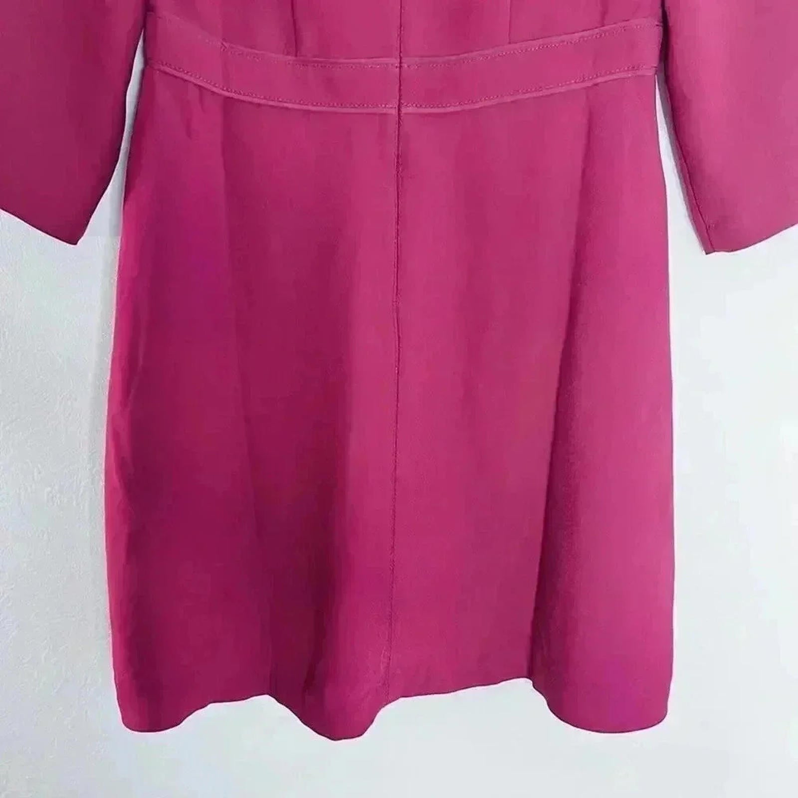 NWOT Banana Republic Maroon Burgundy Long Sleeved  Dress Women's Size 6