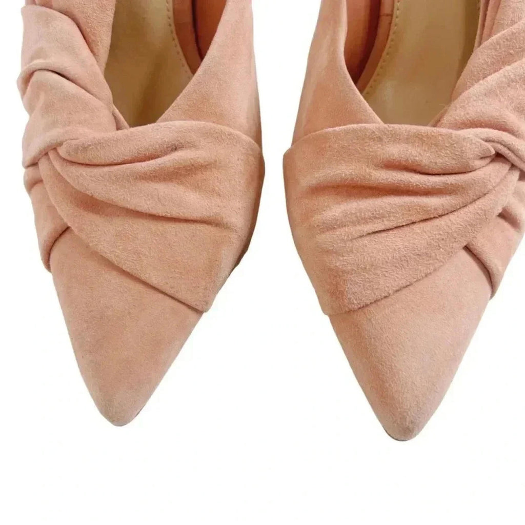Vince Camuto Women's Amillada Mule in Rose Bud Suede Heel Size