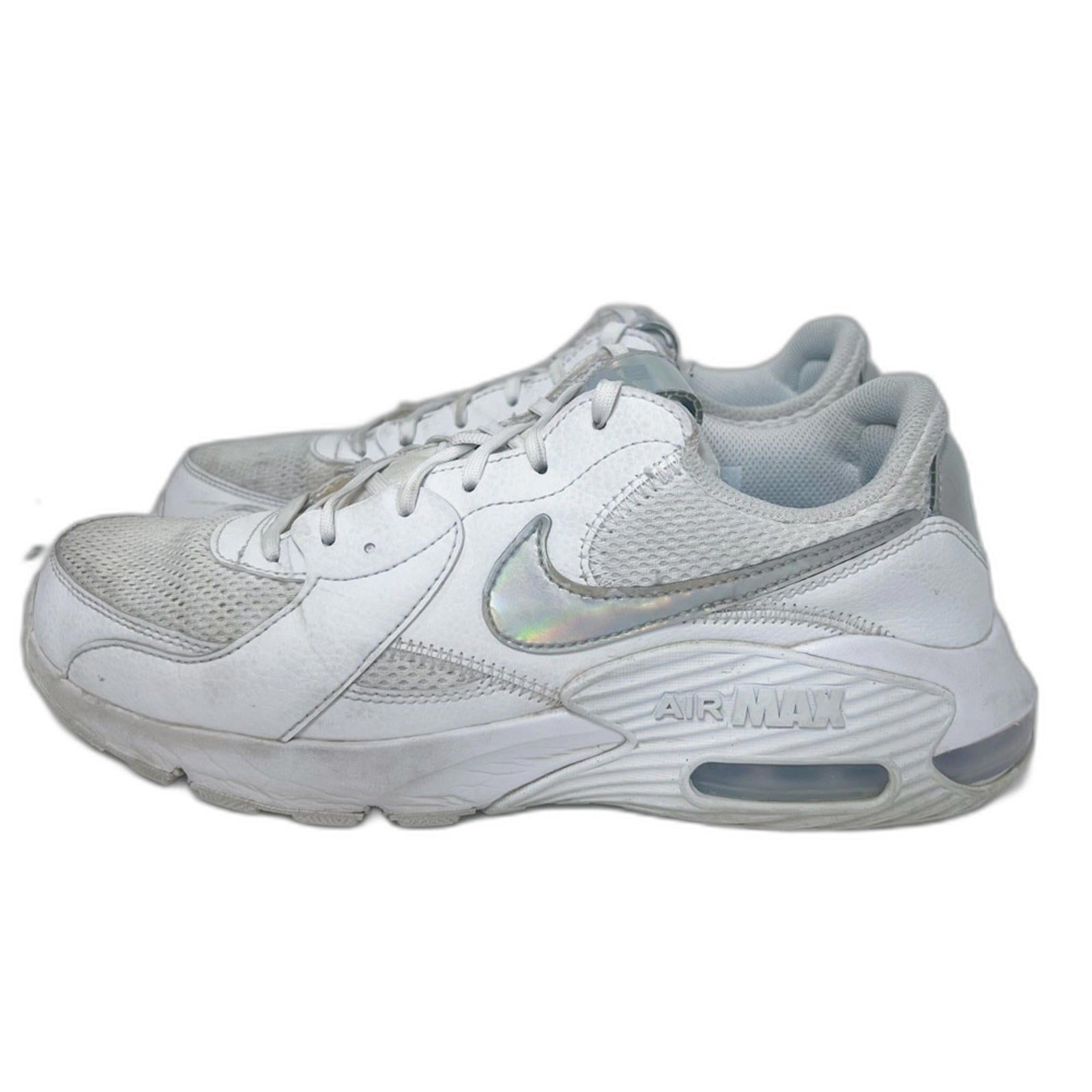 Nike Air Max Excee White Holographic Sneakers Running Shoes Athletic Size 9.5