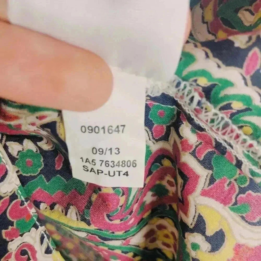 Vintage Tommy Hilfiger Button Down Patterned Shirt Women's Size XL
