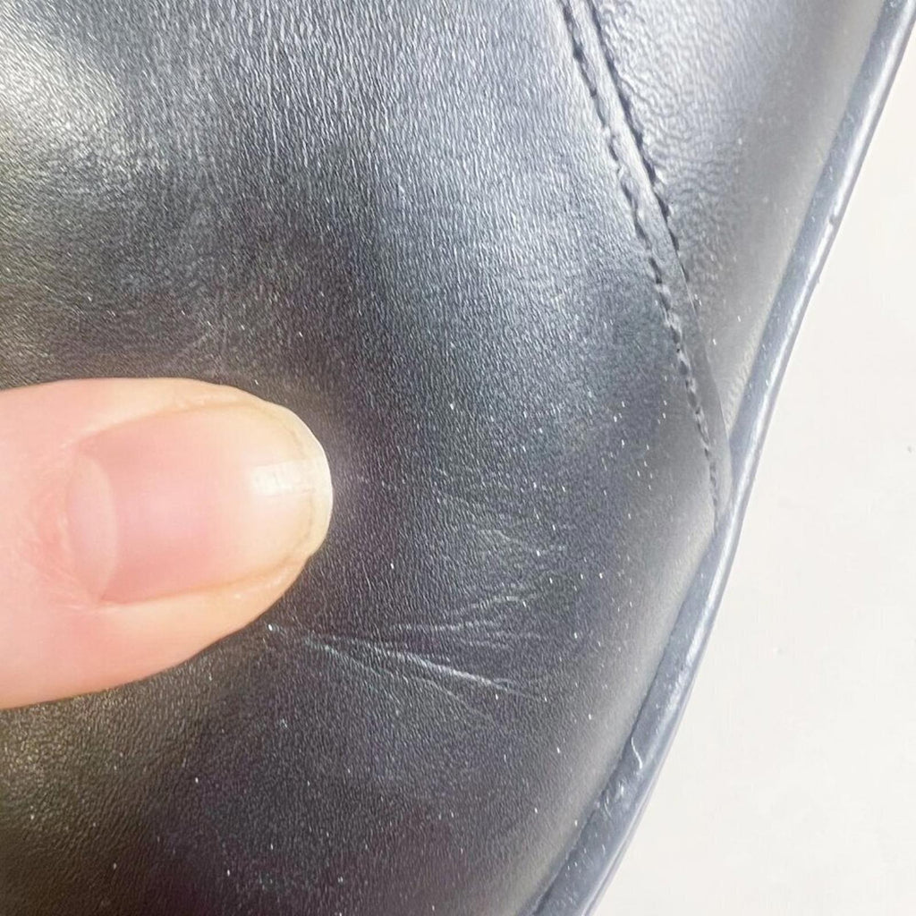 Dansko Bonita Black Leather Booties Ankle Boots Cutout Women's Size 7.5 US