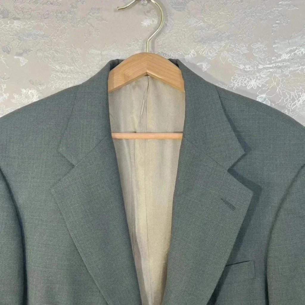 Oscar de la Renta Men's Grey Blazer Sportcoat Size 42L