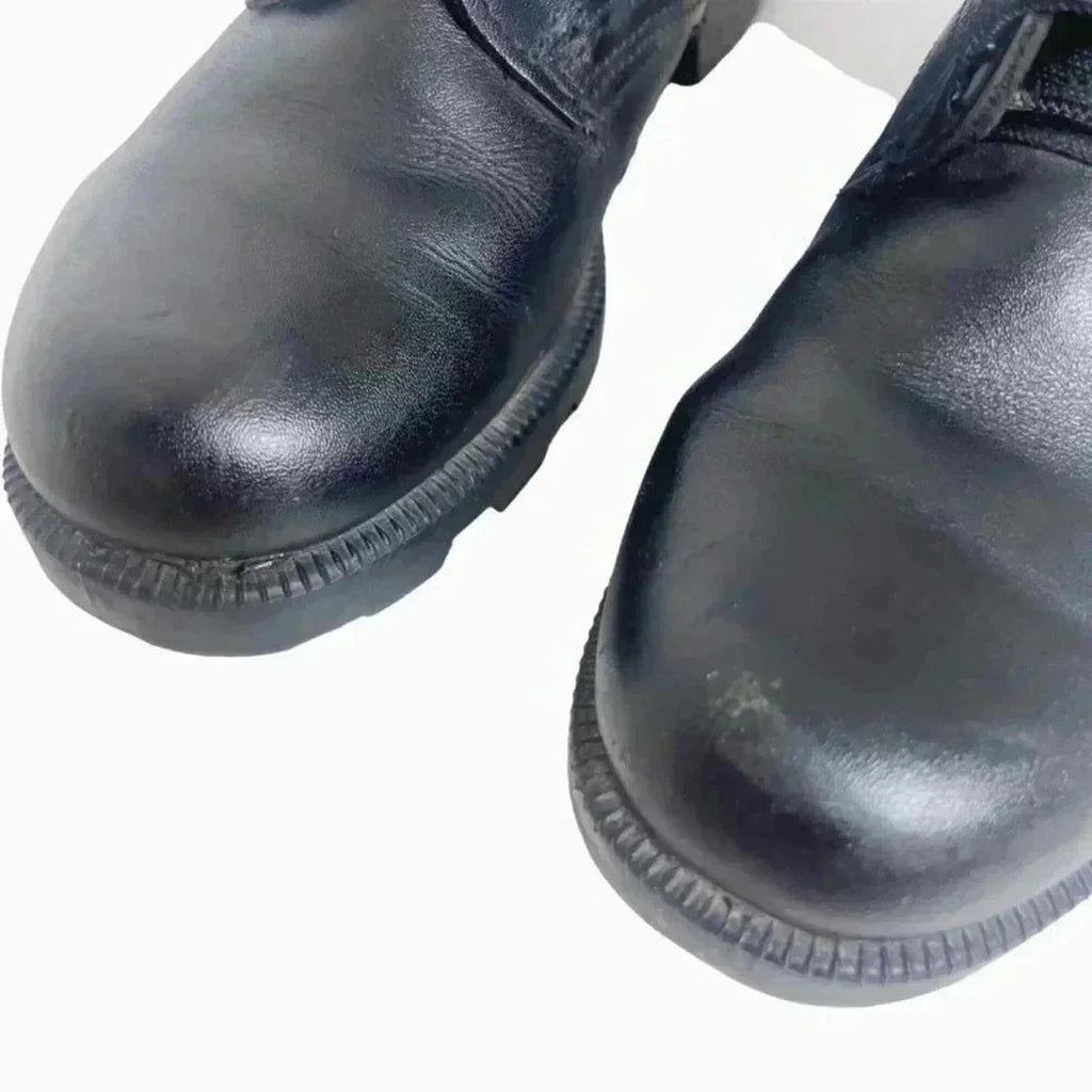 Altama Men's Black Leather Combat Boots Lace Up Boots Size 6W