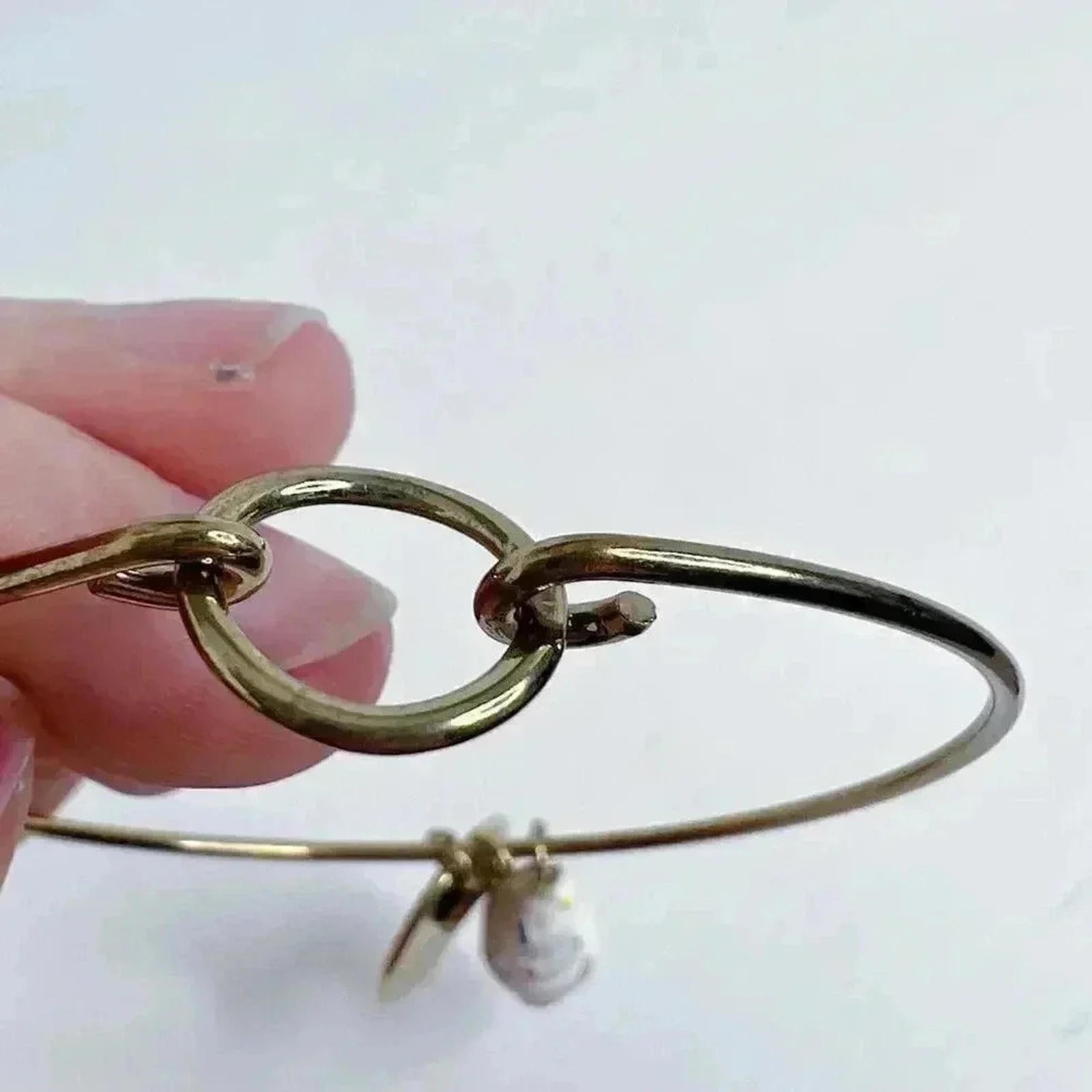 Dylan's Candy Bar Brass Bracelet With Ice Cream Charm Summer