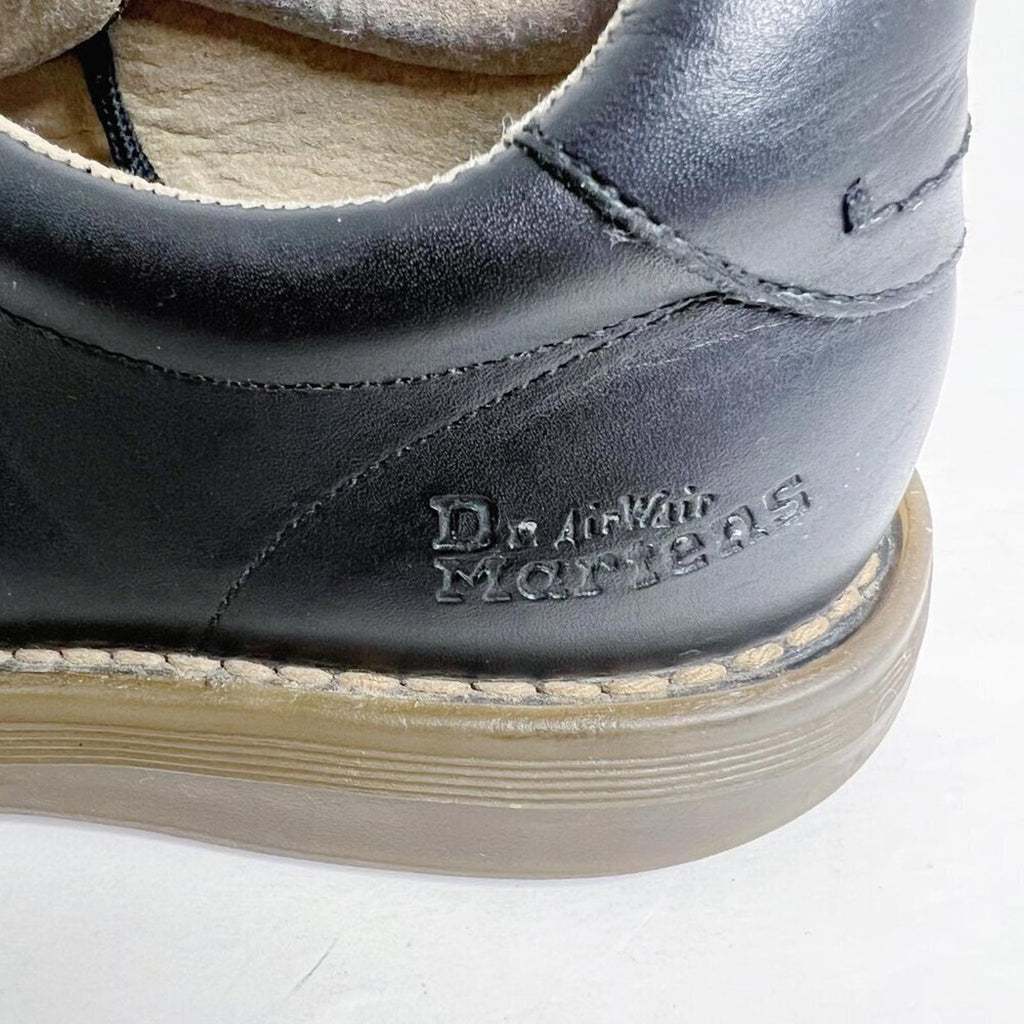 Vintage Dr. Martens Airwair Black Leather Bowler Shoe Sneaker Men's Size 7 US