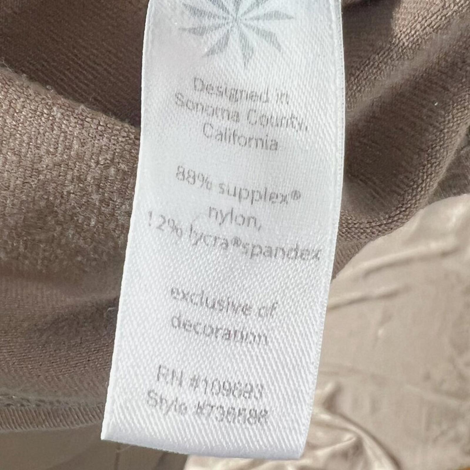 Athleta Brown Pull on Skirt Knee Length Pencil Skirt Women's Size S T