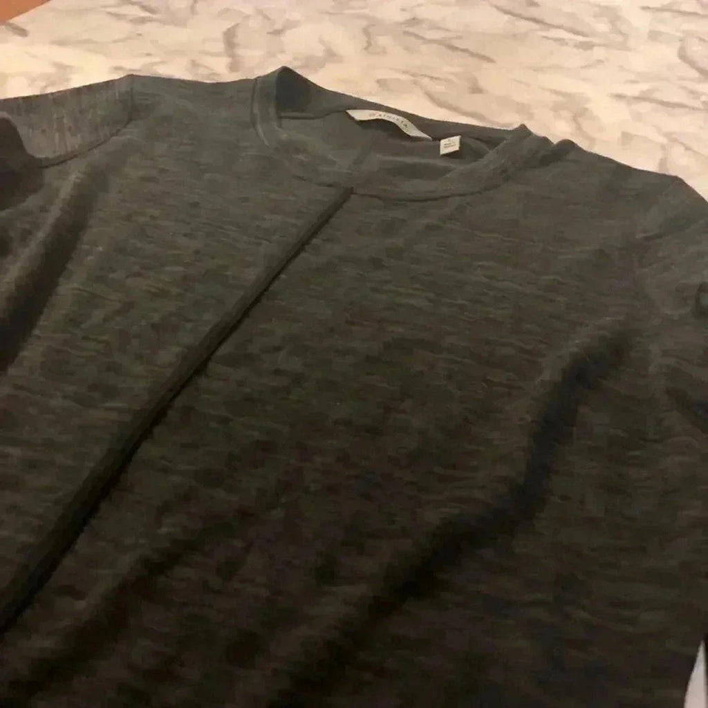 NWOT Athleta Charcoal Long Sleeved Dress Women's Size S