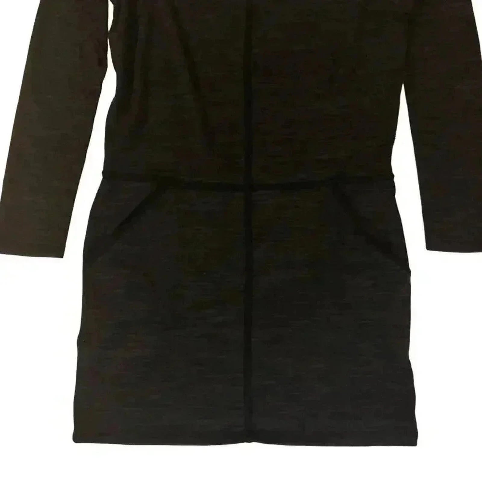 NWOT Athleta Charcoal Long Sleeved Dress Women's Size S