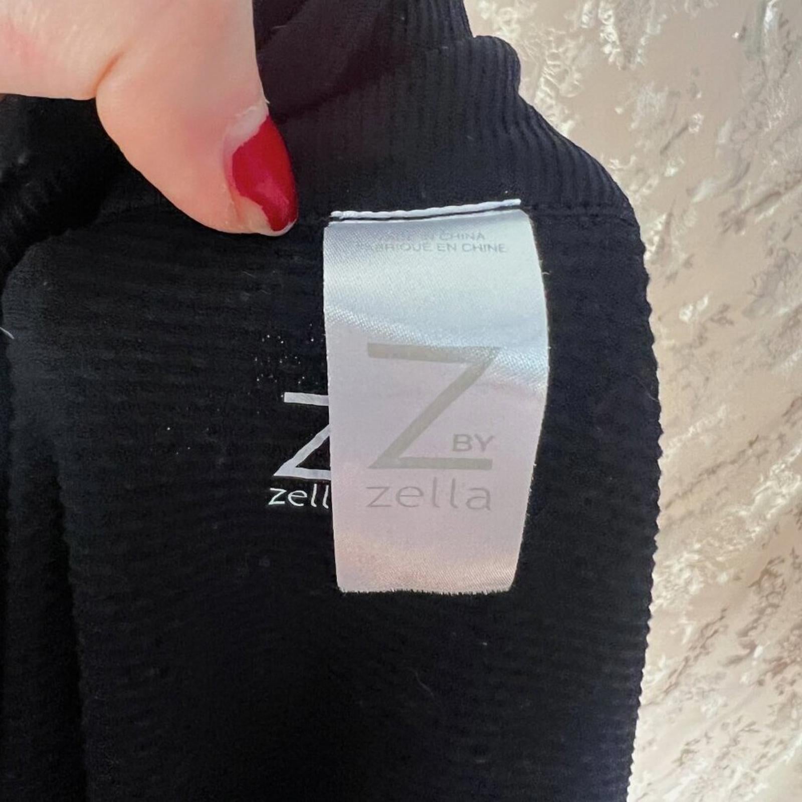 Zella Black Zip Up Activewear Lightweight Zip Up Jacket Size L