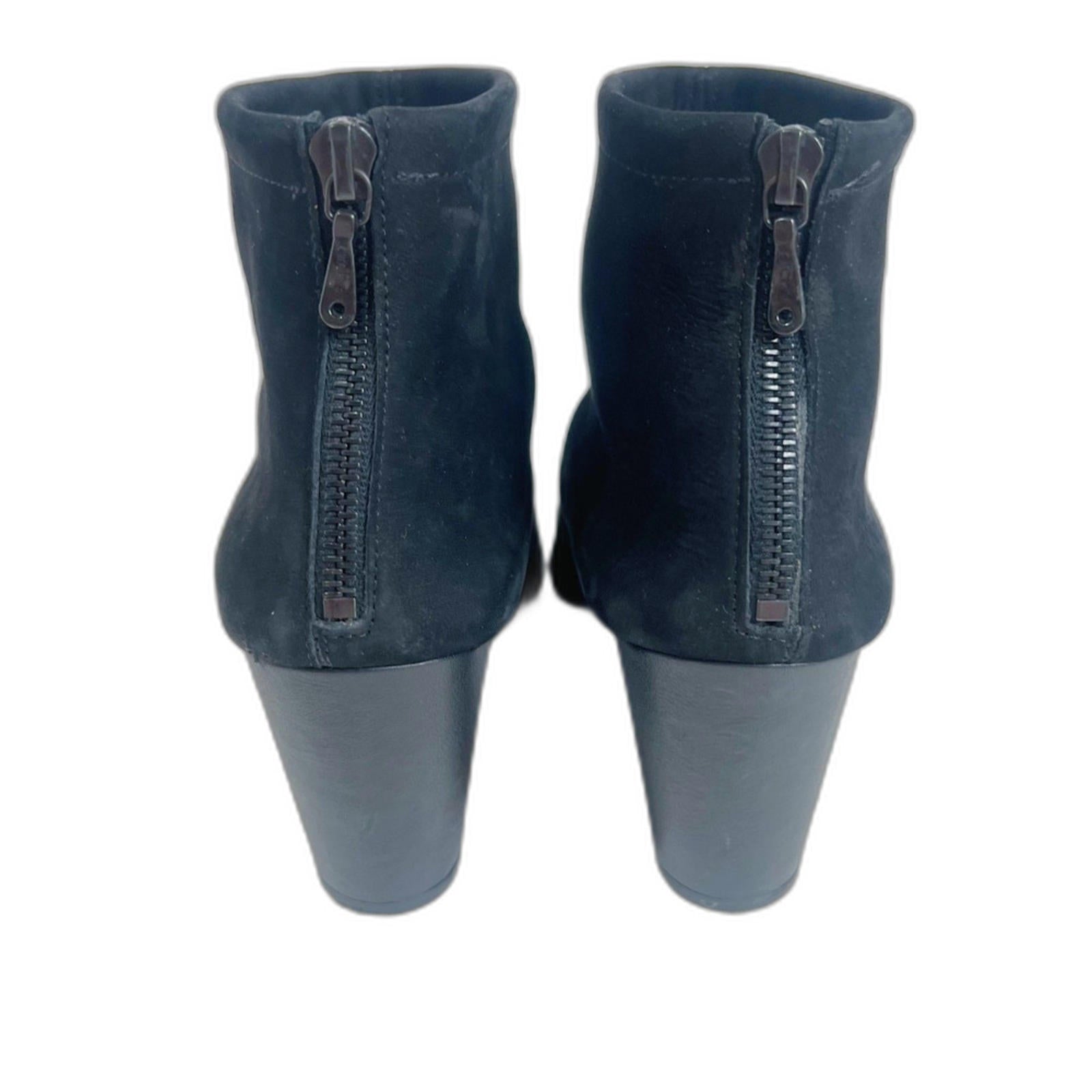 Arche Kleri Black Suede Leather Ankle Boots Booties Women's Size 40 EU 9 US