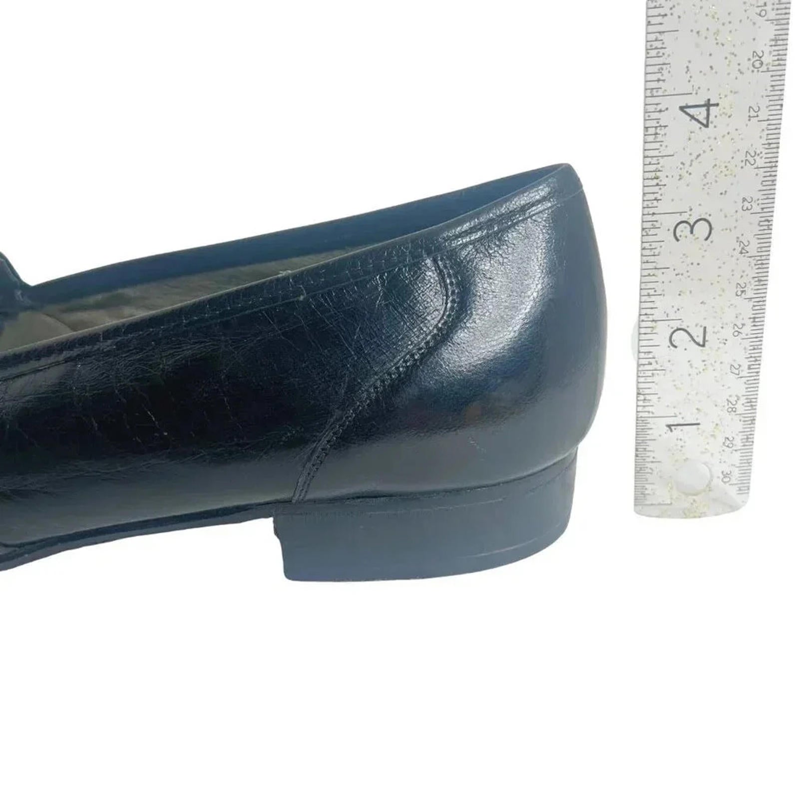 Michel Black Crocodile Leather Loafers With Tassel Size 9.5 US