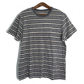J. Crew Men's Grey Striped Crew Neck T Shirt Size XL