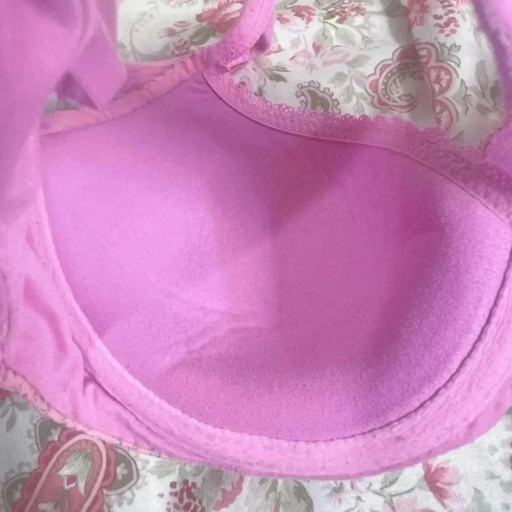 Victoria's Secret Body by Victoria Lined Demi Bra Pink and Orange Ombre 34C