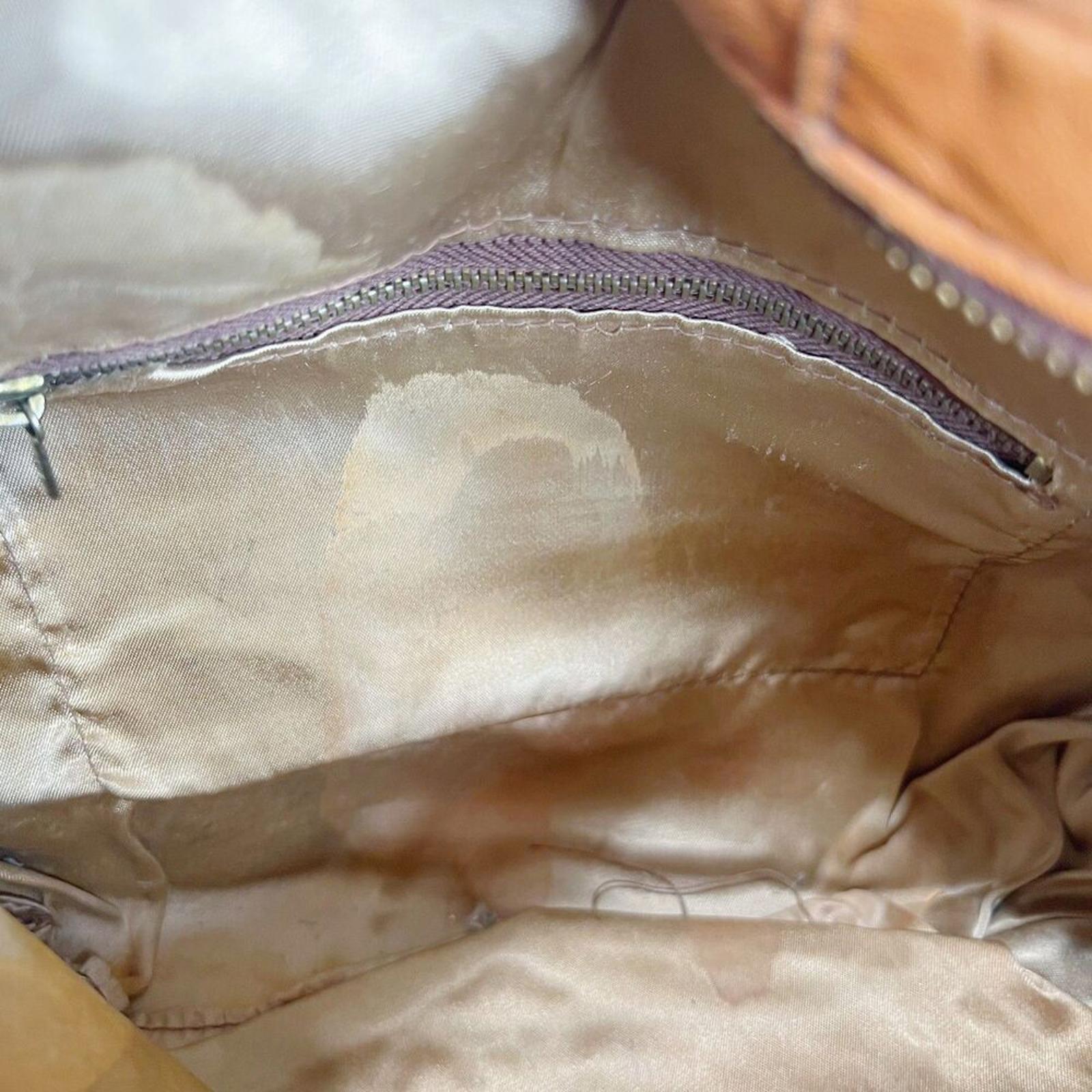 Vintage 70s Brown Leather Patchwork Boho Hippie Festival Shoulder Bag Hobo Bag