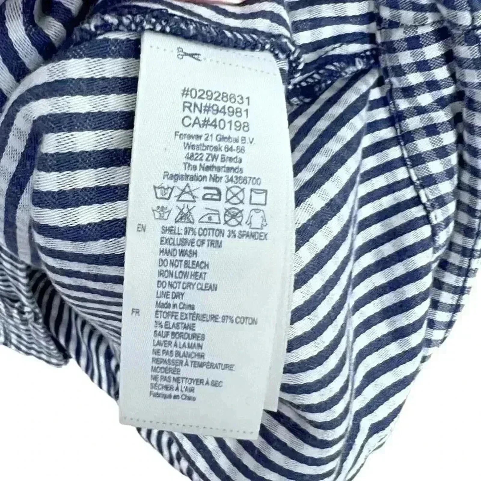 I Love H81 Blue Gingham Mini Skirt Coquette Farmgirl Women's Size 25