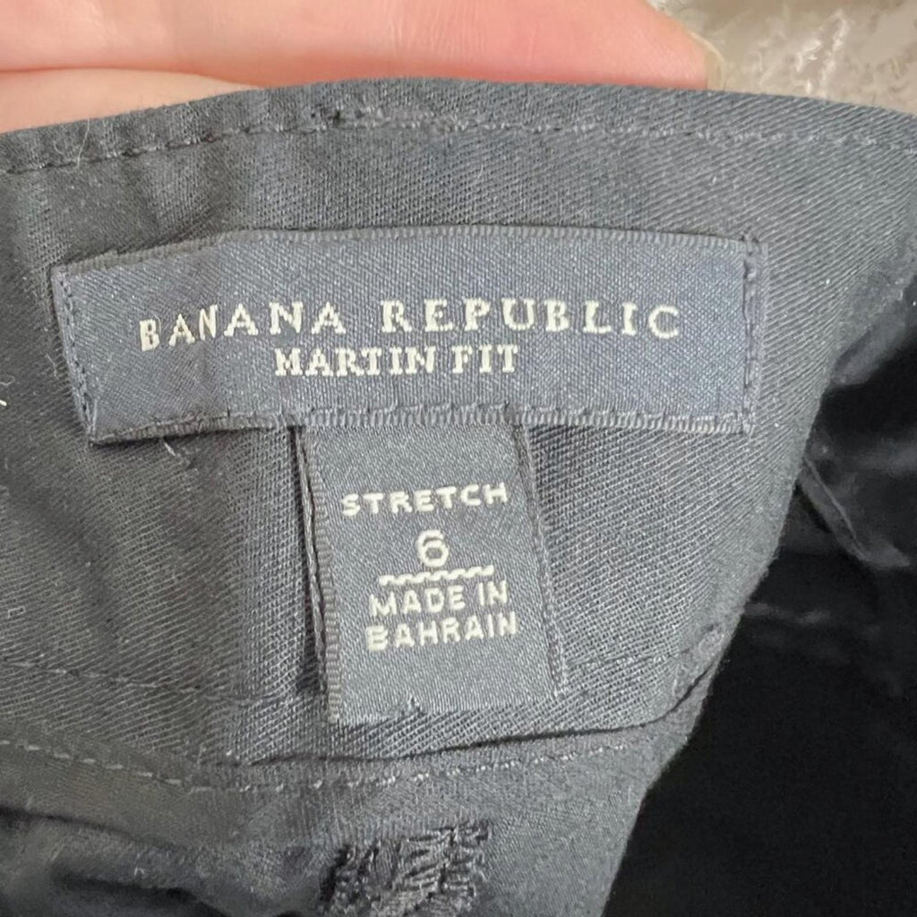 NWT Banana Republic Martin Shorts in Black Women's Size 6
