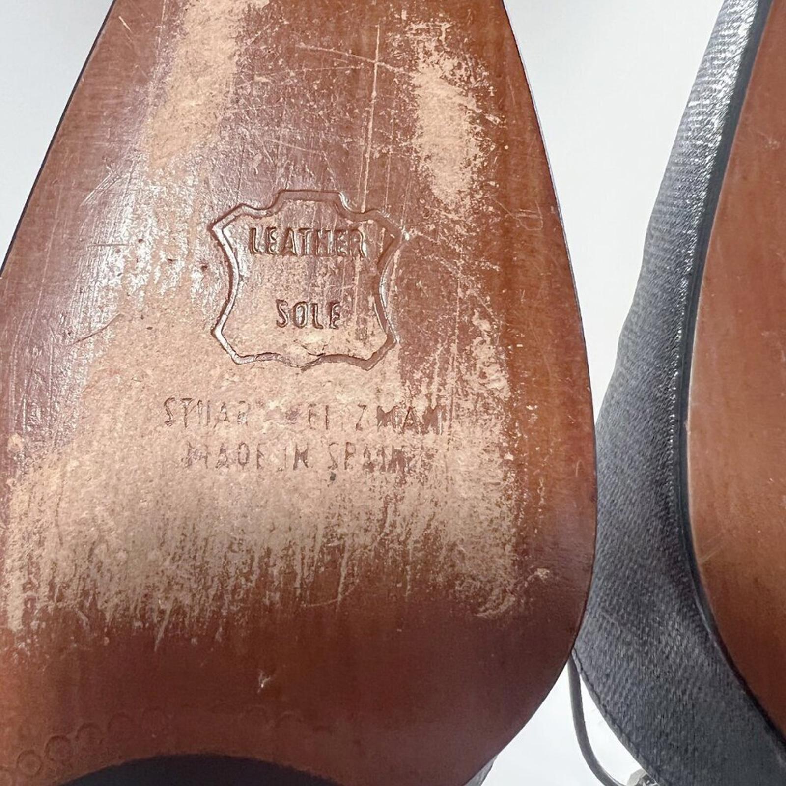 90s Vintage Stuart Weitzman Rondex Heels Silver Kitten Heel Pump Size 8.5 AA