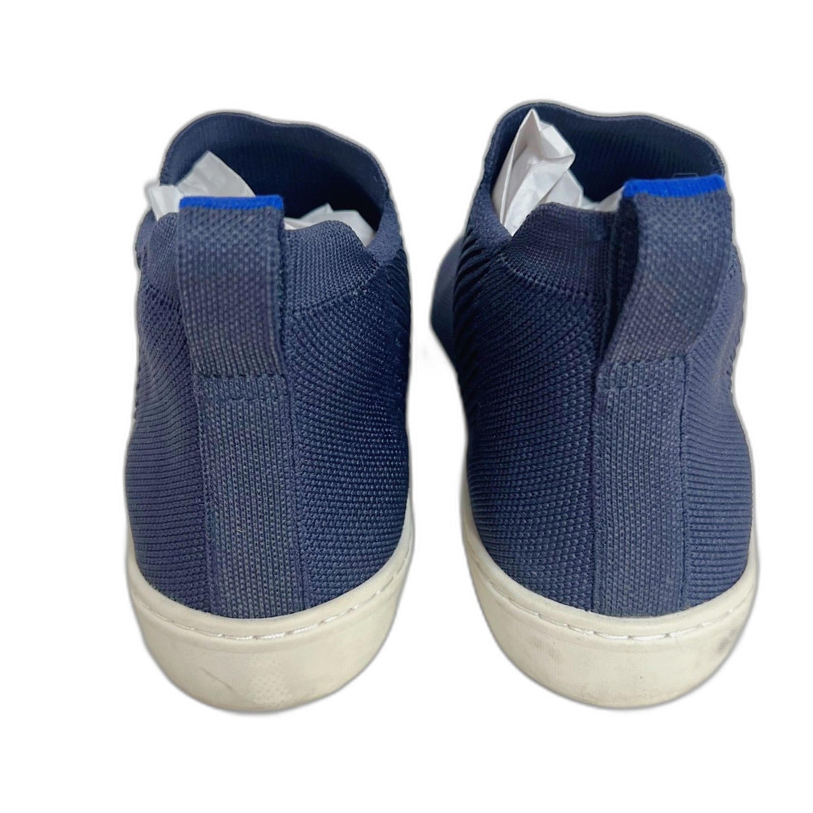 Rothy's Limited Edition Chelsea Nightfall Navy Blue High Top Sneakers Size 8.5