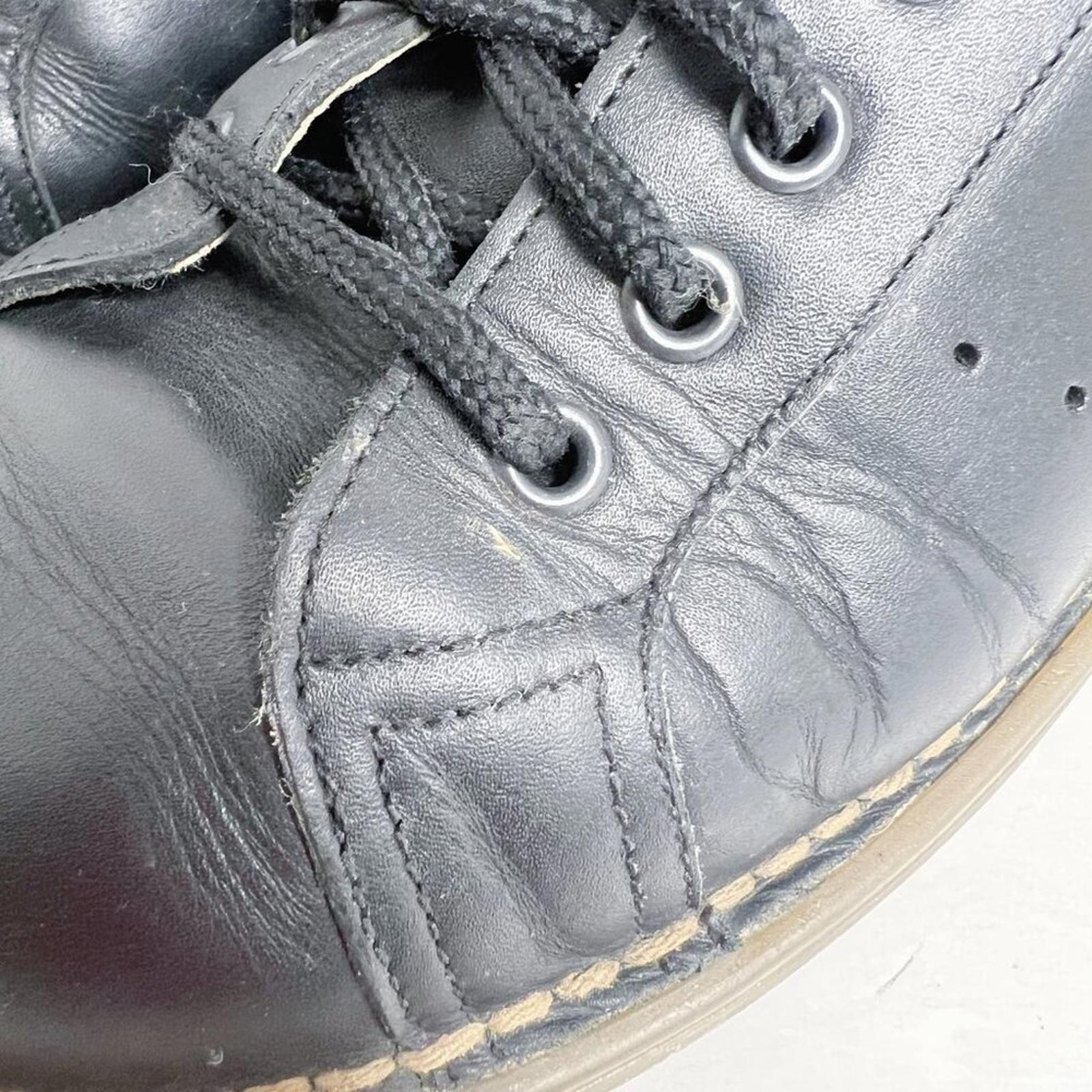 Vintage Dr. Martens Airwair Black Leather Bowler Shoe Sneaker Men's Size 7 US