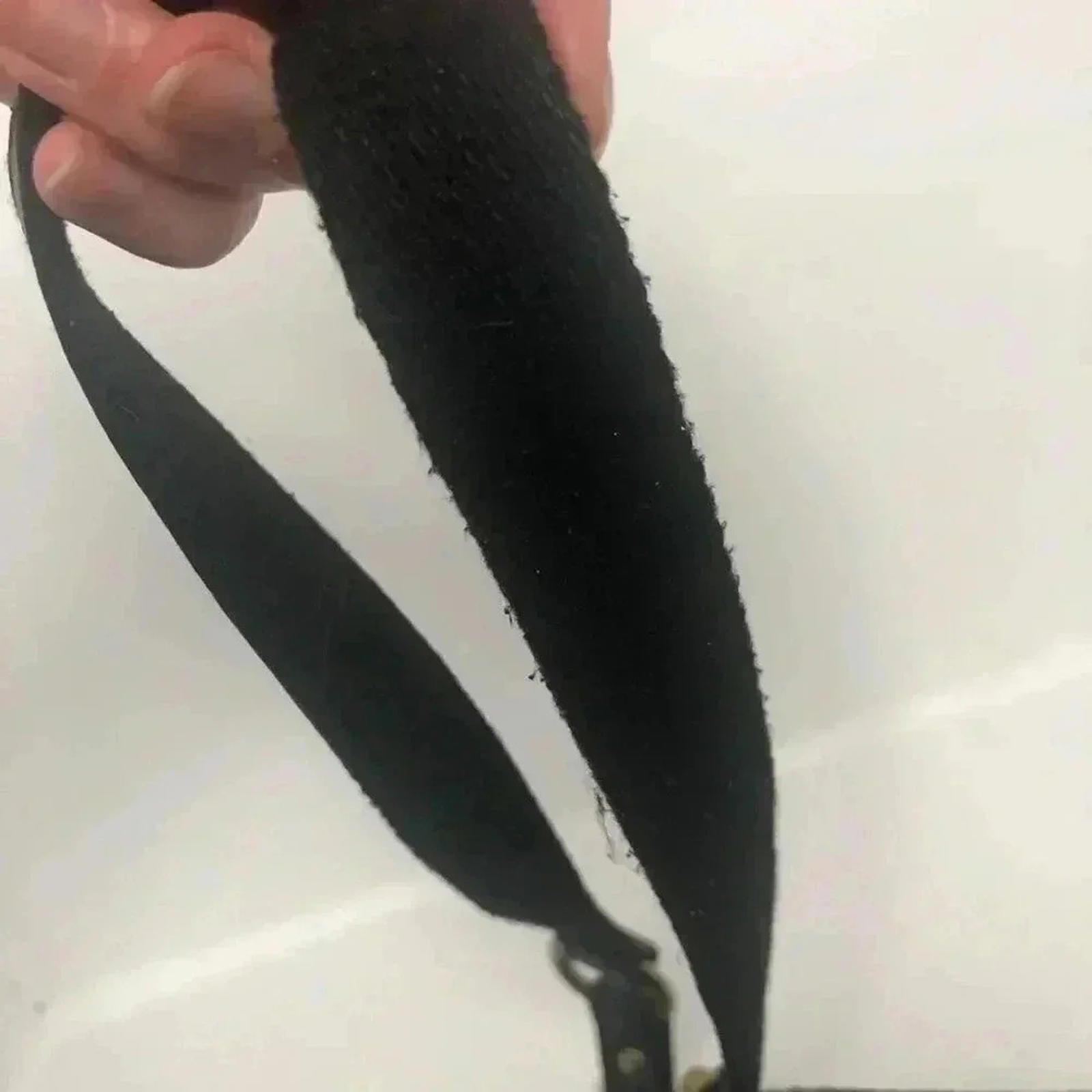Fossil Vintage Black Leather Crossbody