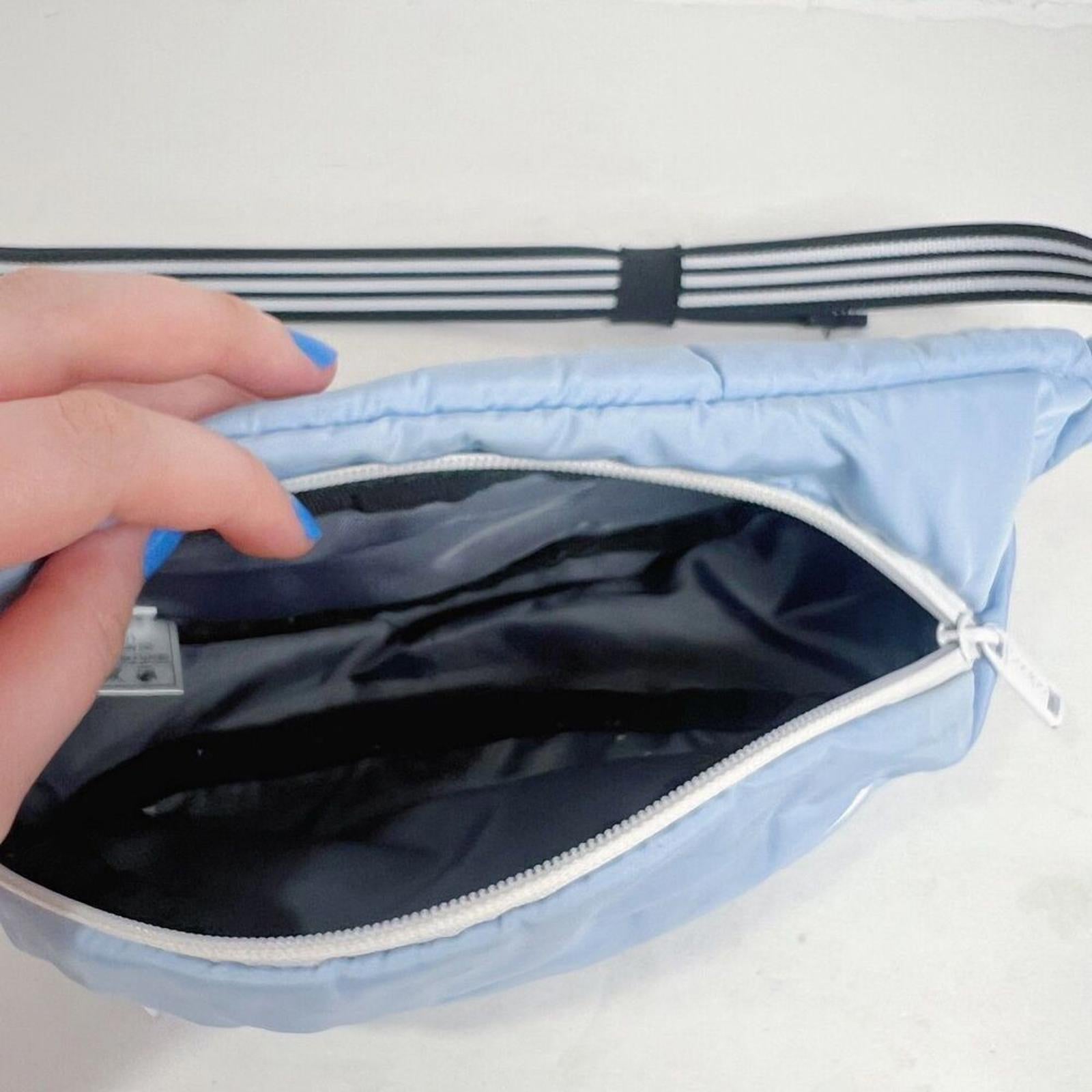 Adidas Core Waist Pack Light Blue Fanny Pack Baby Blue White
