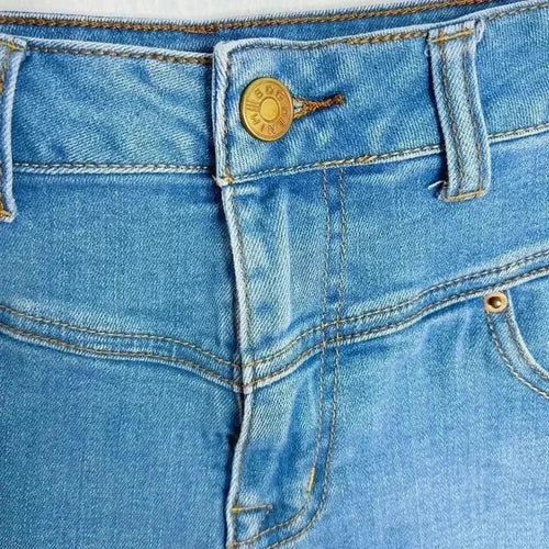 BDG High Rise Seam Short Medium Wash Denim Shorts Jean Shorts High Rise Size 27