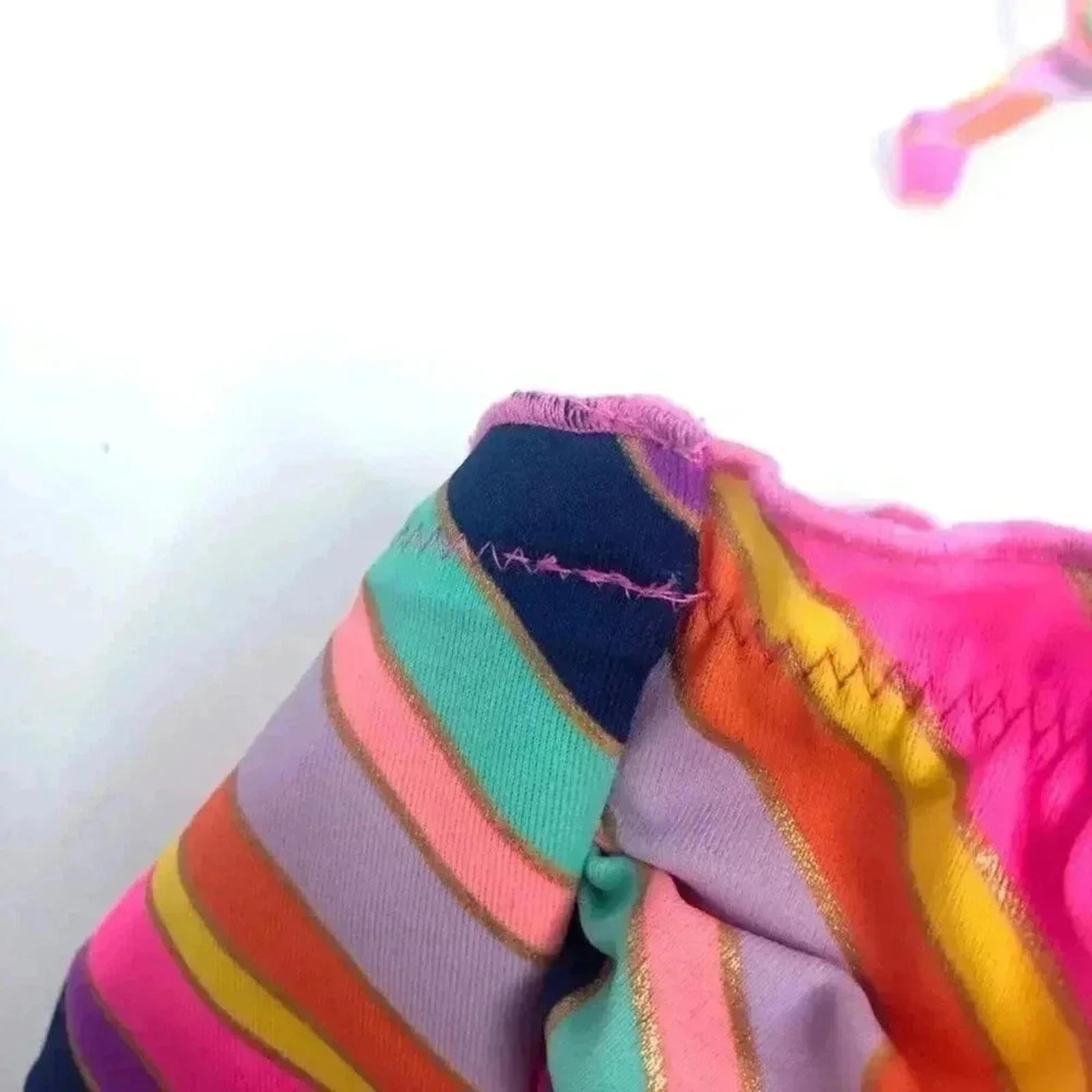 Victoria's Secret Multicolor Striped Tie Bikini