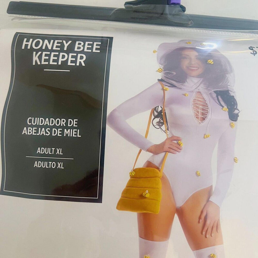 NWT Women's Honey Bee Keeper Halloween Costume Size XL